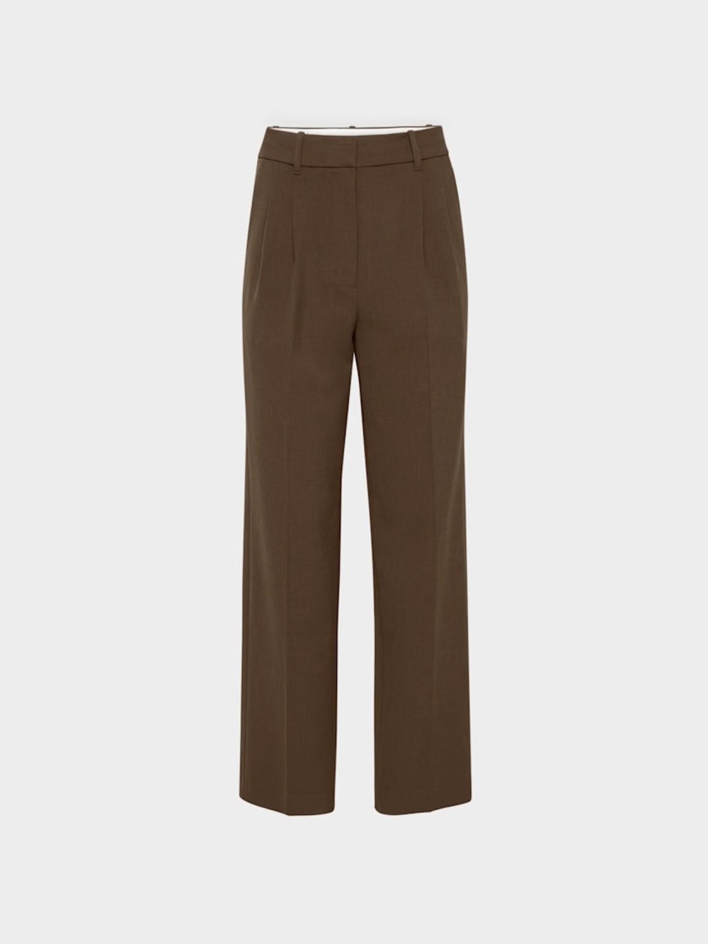 NWT Aritzia The Effortless Pant (Re)ssential - Heather Rich Cocoa Size 4 - Tall - Picture 6 of 9